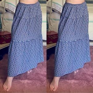 INSPIRED HEARTS FLORAL MAXI SKIRT